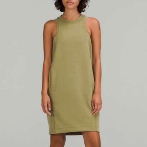 Lululemon Back In Action Dress 6 Green Activewear Casual Sporty Athletic Chic